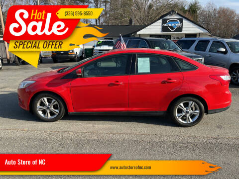 2014 Ford Focus for sale at Auto Store of NC in Walkertown NC
