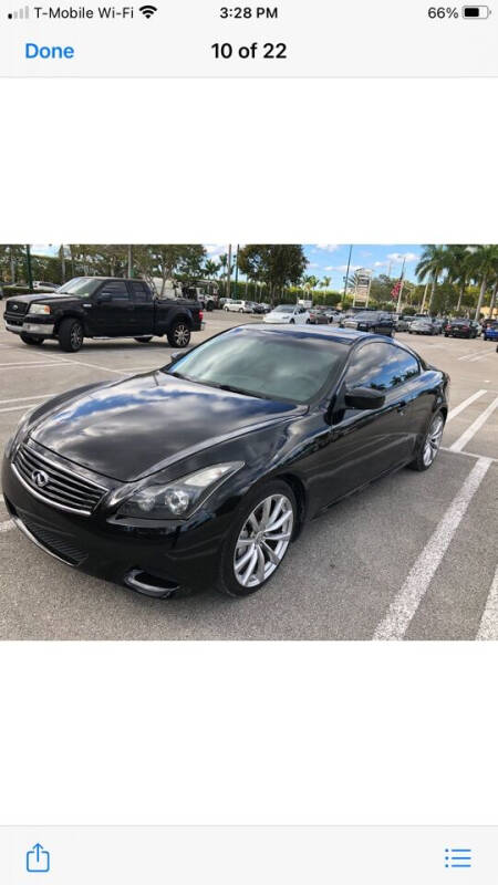 2009 Infiniti G37 Coupe for sale at CARSTRADA in Hollywood FL