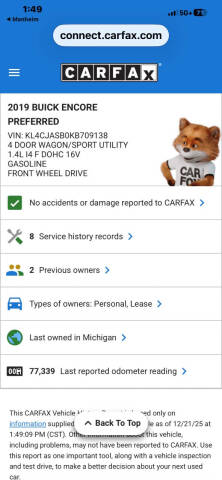 2019 Buick Encore Preferred