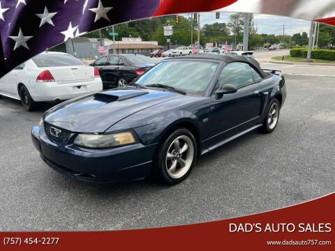 2003 Ford Mustang for sale at Dad's Auto Sales in Newport News VA
