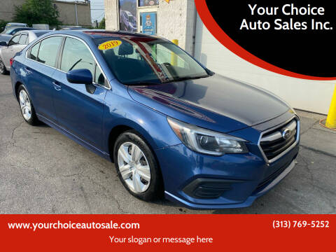 2019 Subaru Legacy for sale at Your Choice Auto Sales Inc. in Dearborn MI