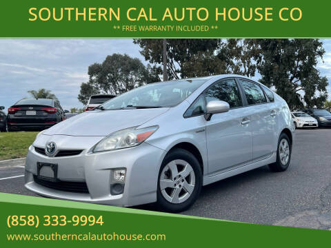 2010 Toyota Prius for sale at SOUTHERN CAL AUTO HOUSE CO in San Diego CA