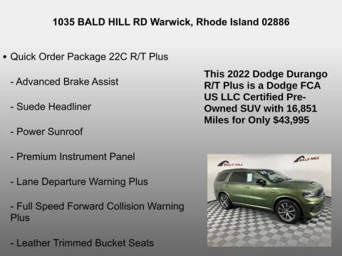 2022 Dodge Durango R/T Plus