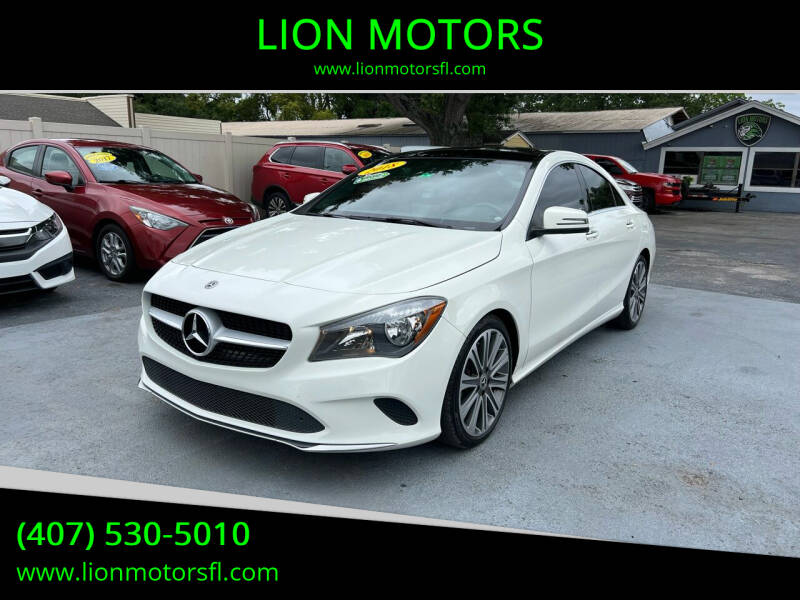 2018 Mercedes-Benz CLA for sale at LION MOTORS in Orlando FL