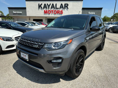 2016 Land Rover Discovery Sport for sale at KAYALAR MOTORS in Houston TX