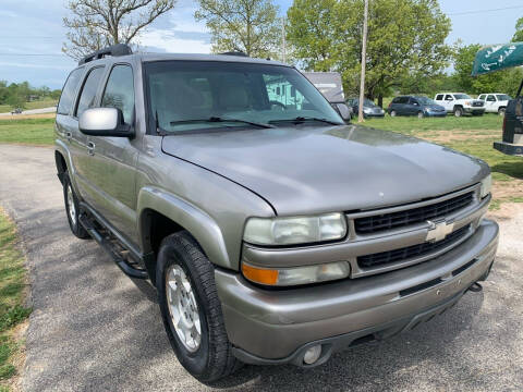 2002 Chevrolet Tahoe for sale at Champion Motorcars in Springdale AR