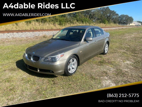 2006 BMW 5 Series for sale at A4dable Rides LLC in Haines City FL