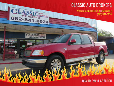 2001 Ford F-150 for sale at Classic Auto Brokers in Haltom City TX