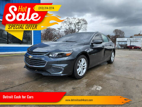 2017 Chevrolet Malibu for sale at Detroit Cash for Cars in Warren MI