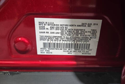 2015 Mitsubishi Outlander Sport