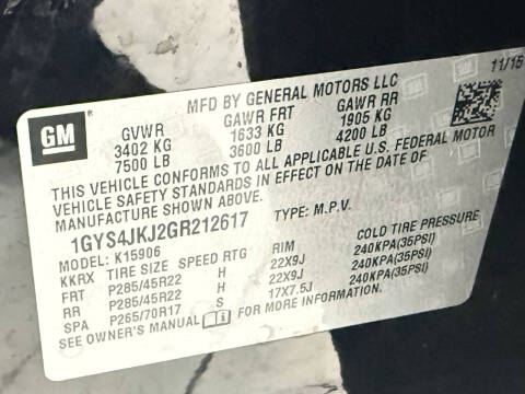 2016 Cadillac Escalade ESV Premium Collection