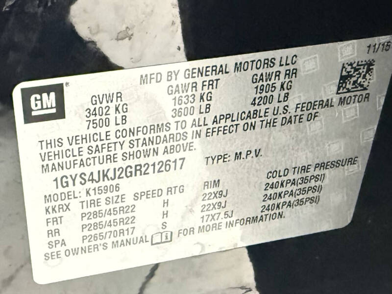 2016 Cadillac Escalade ESV Premium Collection