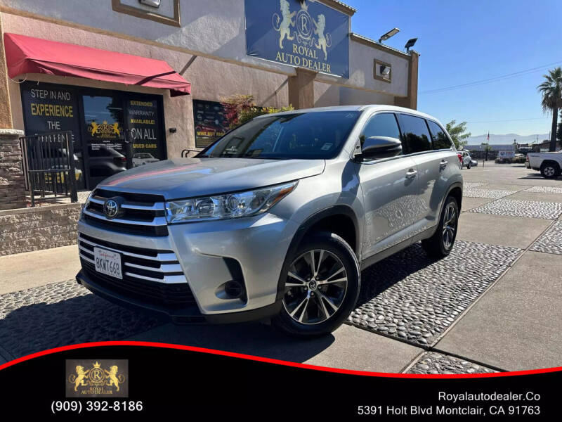 2019 Toyota Highlander for sale in Montclair, CA