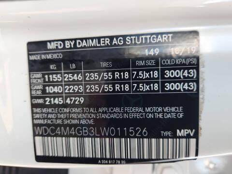 2020 Mercedes-Benz GLB GLB 250