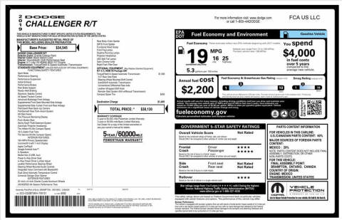 2019 Dodge Challenger R/T