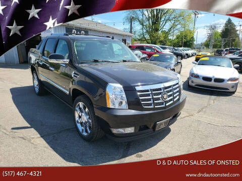 2013 Cadillac Escalade EXT for sale at D & D Auto Sales Of Onsted in Onsted MI