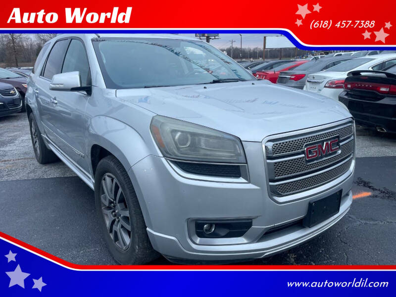 2013 GMC Acadia for sale at Auto World in Carbondale IL