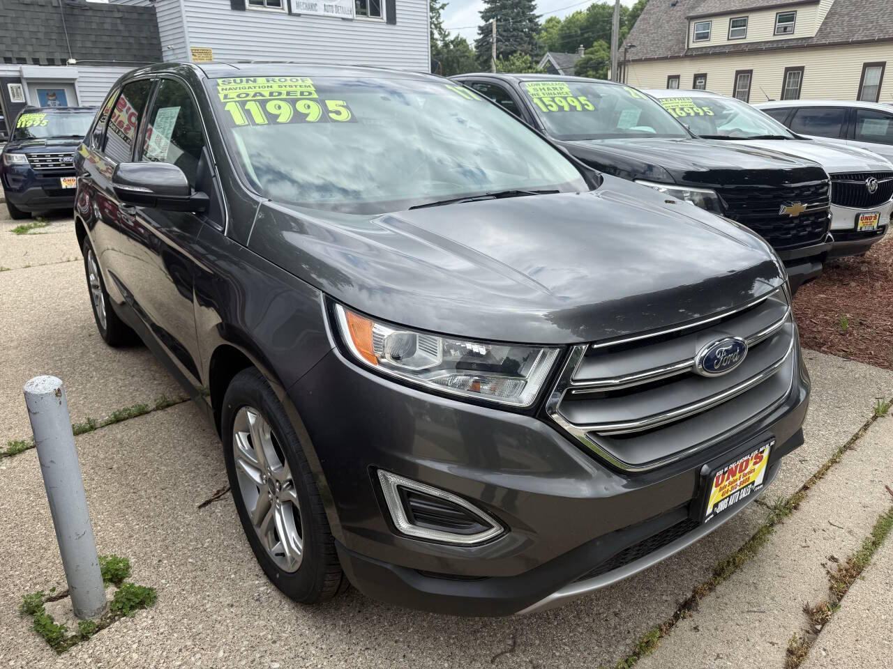 Dk. Gray 2017 Ford Edge Titanium Titanium 4dr Crossover 1