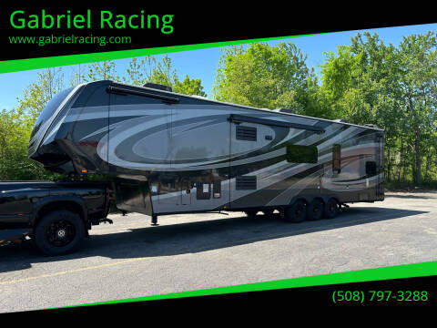 2020 Grand Design M395 Toy Hauler Loaded for sale at Gabriel Racing in Worcester MA