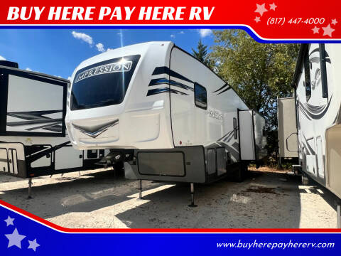 2021 Forest River Impression 270RK for sale at BUY HERE PAY HERE RV in Burleson TX