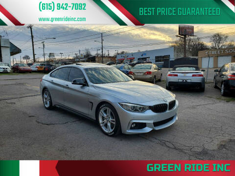 2016 BMW 4 Series for sale at Green Ride Inc in Nashville TN