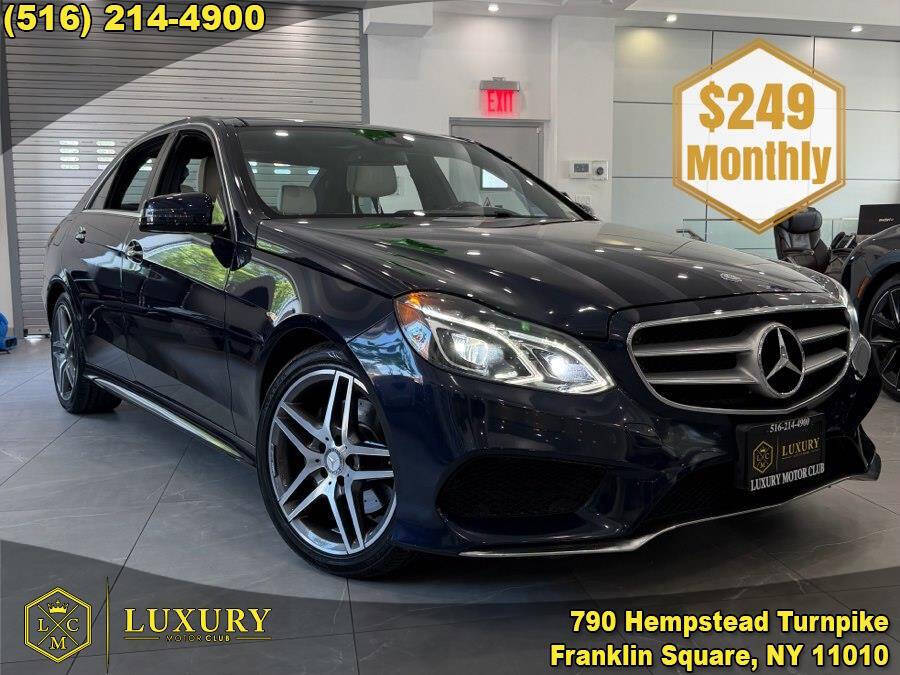 Blue 2016 Mercedes-Benz E-Class E 350 4MATIC AWD E 350 4MATIC 4dr Sedan 1