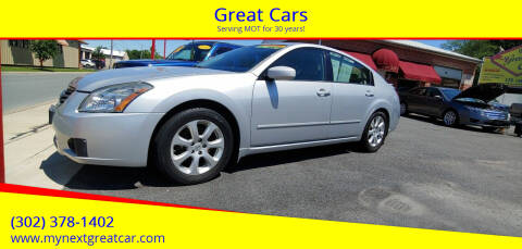 2007 Nissan Maxima for sale at Great Cars in Middletown DE