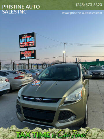 2013 Ford Escape for sale at PRISTINE AUTO SALES INC in Pontiac MI