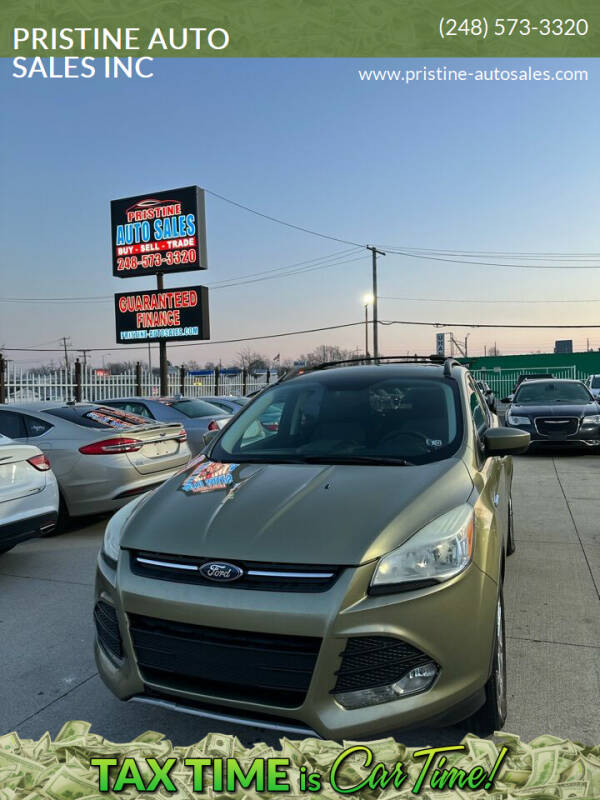 2013 Ford Escape for sale at PRISTINE AUTO SALES INC in Pontiac MI