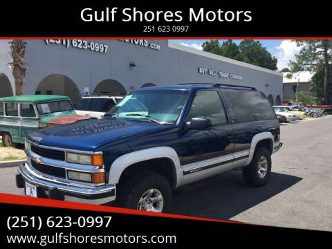 1994 Chevrolet Blazer for sale at Gulf Shores Motors in Gulf Shores AL