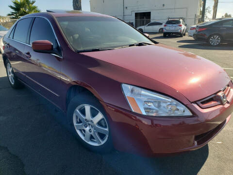 2005 Honda Accord for sale at Trini-D Auto Sales Center in San Diego CA