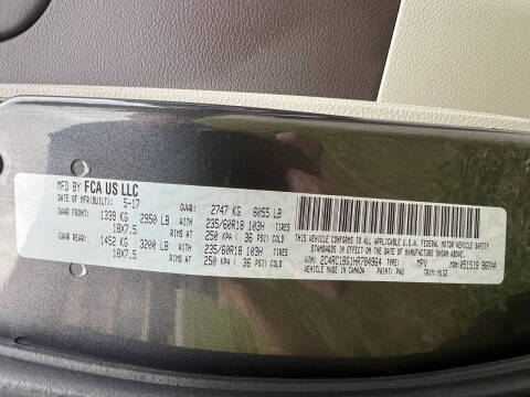 2017 Chrysler Pacifica