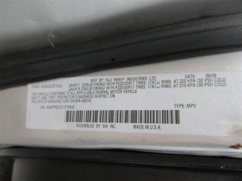 2007 Subaru Outback 2.5i Limited