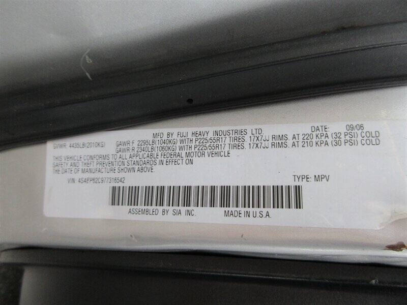 2007 Subaru Outback 2.5i Limited