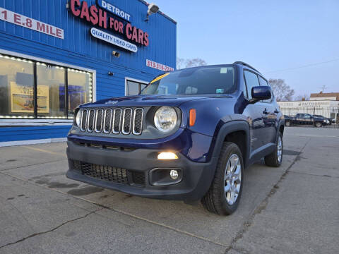 2016 Jeep Renegade for sale at Detroit Cash for Cars in Warren MI