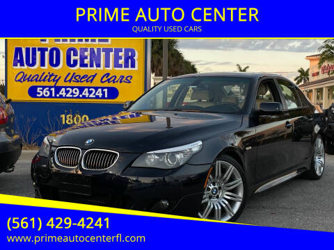 2008 BMW 5 Series for sale at PRIME AUTO CENTER in Palm Springs FL