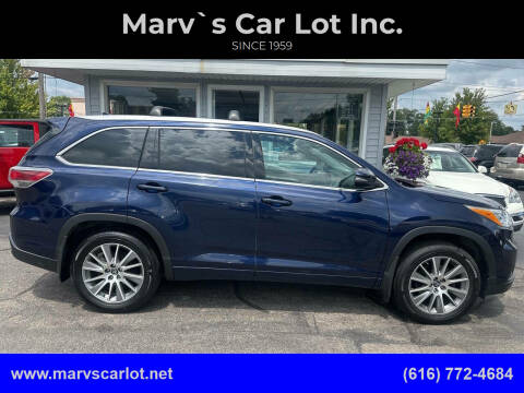 2016 Toyota Highlander for sale at Marv`s Car Lot Inc. in Zeeland MI