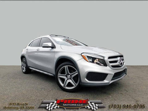 2015 Mercedes-Benz GLA for sale at PRIME MOTORS LLC in Arlington VA