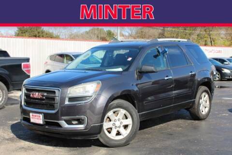 2015 GMC Acadia for sale at Minter Auto Sales in South Houston TX