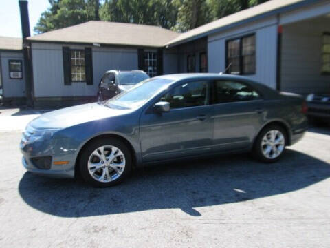 2012 Ford Fusion for sale at HARDIN AUTOS in Jonesboro GA