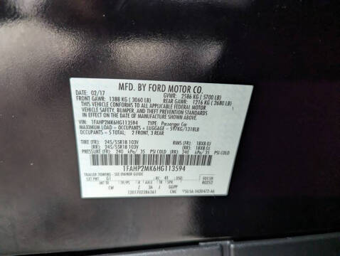 2017 Ford Taurus Police Interceptor