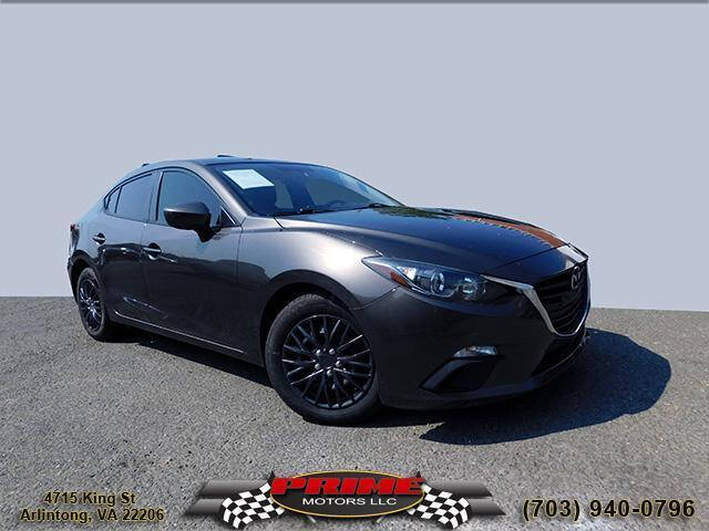 2015 Mazda MAZDA3 for sale at PRIME MOTORS LLC in Arlington VA