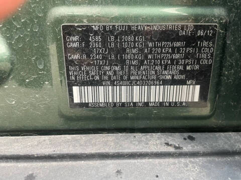 2013 Subaru Outback 2.5i Limited