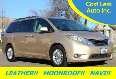 2013 Toyota Sienna for sale at Cost Less Auto Inc. in Rocklin CA