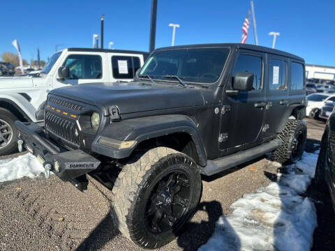 2019 Jeep Wrangler Unlimited for sale at Discount Motors in Pueblo CO