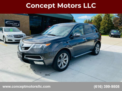 2011 Acura MDX for sale at Concept Motors LLC in Holland MI