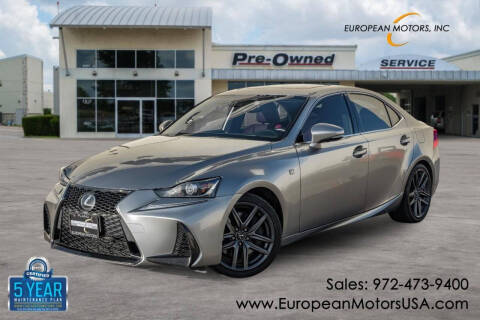 2017 Lexus IS 200t for sale at European Motors Inc in Plano TX