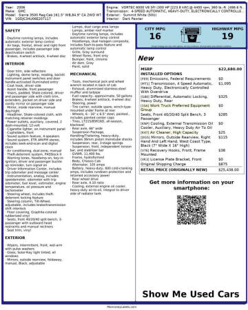 2006 GMC Sierra 3500