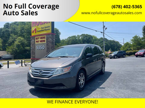 2012 Honda Odyssey for sale at No Full Coverage Auto Sales in Austell GA