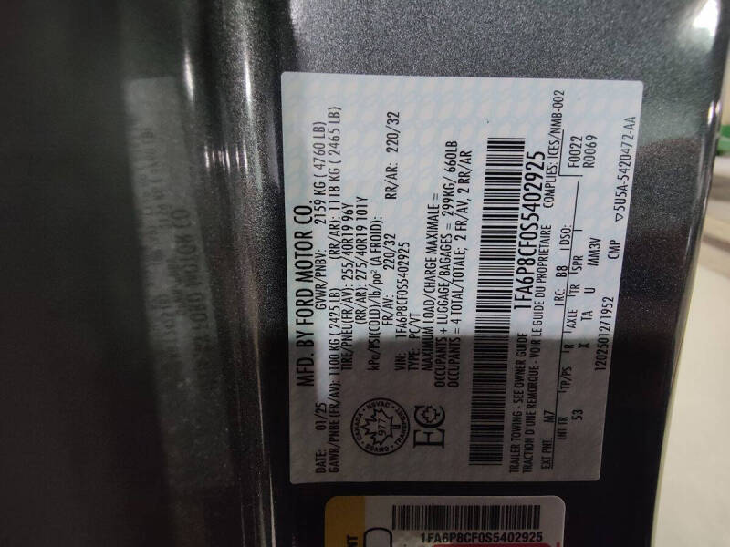 2025 Ford Mustang GT Premium